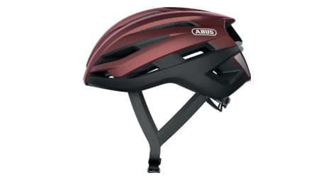 Casco da luna di sangue di abus stormchaser rosso