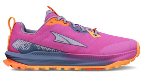 altra lone peak 9 women s trail running shoes in pink orange