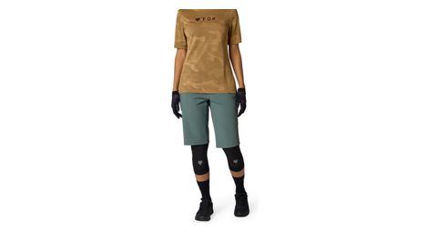 Pantaloncini da MTB Fox Ranger verdi da donna