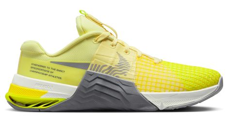 Zapatilla Cross Training Nike Metcon 8 Gris Amarilla Mujer