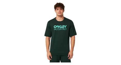 Oakley factory pilot mtb short sleeve jersey green m