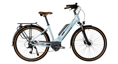 Velo d exposition velo de ville electrique sunn urb start microshift 8v 400 wh 700 mm bleu mat 2023