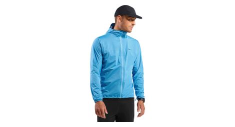 odlo x alp waterproof jacket blue men s