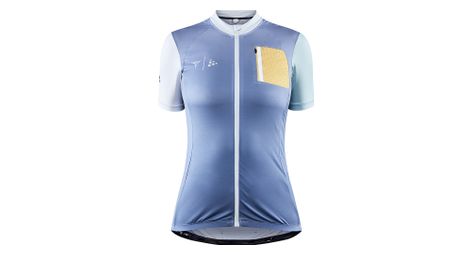 Maillot femme craft adv hmc offroad bleu