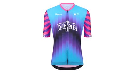 Maillot Manches Courtes Santini Team Rockets 2026 Homme
