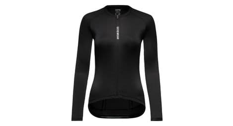 Maillot de manga larga gore wear spinshift para mujer negro