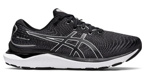 Asics gel cumulus 24 laufschuhe schwarz weiß 44