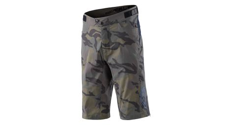 Troy lee disegna i pantaloncini flowline spray camo army