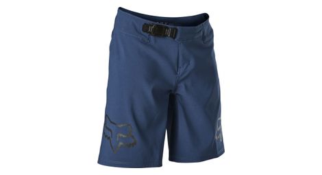 Short enfant fox defend bleu