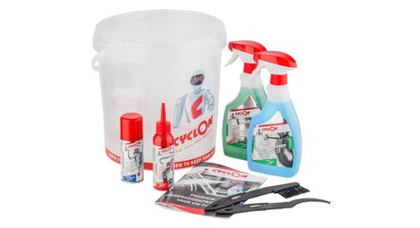 Cyclon kit d entretien pour velo lubrification par temps sec