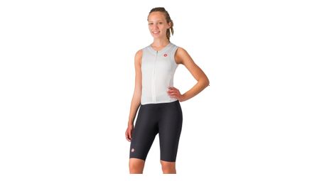 Combinaison trifonction castelli free sanremo 3 topspeed 3 femme sm blanc noir