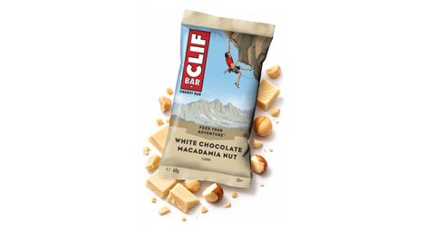 Barre énergétique Clif Bar Chocolat blanc/Noix de Macadamia - 68g