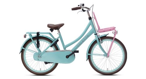 Velo enfant valetta cargo filles 22 pouces turquoise rose