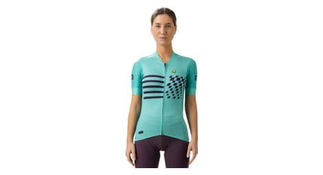 Maglia a manica corta alé play donna verde xs