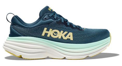 Chaussures de Running Hoka Bondi 8 Bleu Jaune