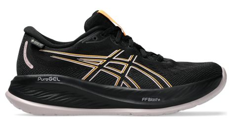 Asics gel cumulus 26 gtx noir orange femme