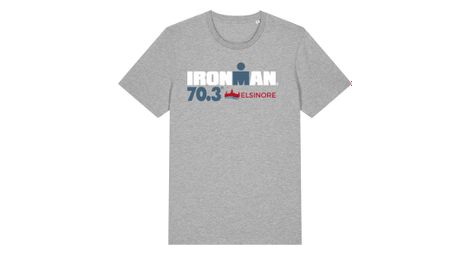 Maglietta a maniche corte grigia ironman 70.3 elsinore uomo