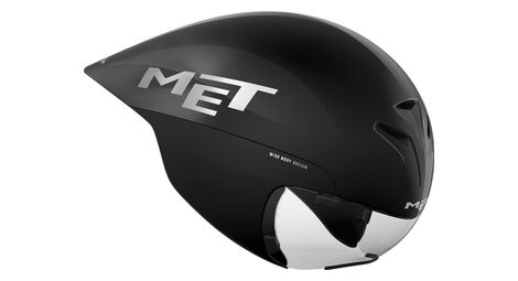 met drone wide body ii helmet black
