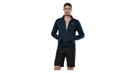 Giacca in pile Salewa Puez Altavia Uomo Blu