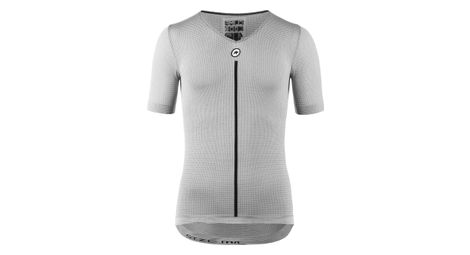 Assos summer p1 grey short sleeve baselayer s/m