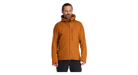 Veste imperméable rab firewall orange