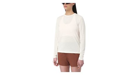 T-Shirt Running Salomon SHKout Core Graphic Blanc/Rose Femme