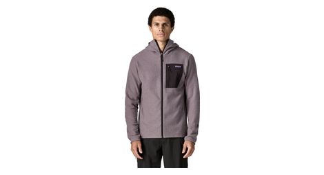Sudadera polar Patagonia R1 Air Full-Zip Hoody gris para hombre