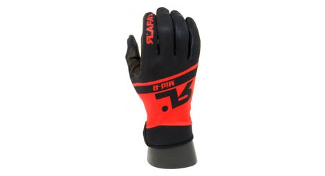  rafa'l mid-r mid-season gloves black / red 