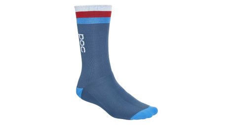 Poc essential mid length socks cuban multi blue 37-38