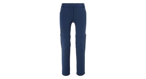 Pantalon millet trek stretch bleu