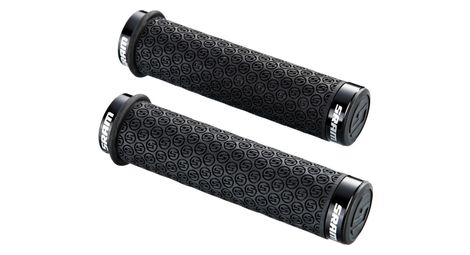 Paire de grips sram dh silicone locking noir