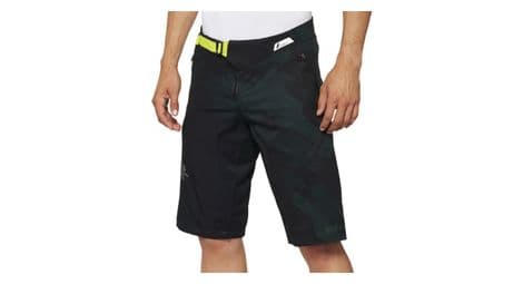 Pantalones cortos 100% airmatic black camo 38 us
