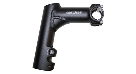 Potence vtt urbain trekking ergotec comfi rehausse et releve 15 alu noir 25 4 l 100mm pour fourche 1