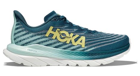 Chaussures de Running Hoka Mach 5 Bleu Jaune