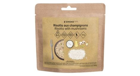 Comida liofilizada decathlon nutrition risotto de setas   120g