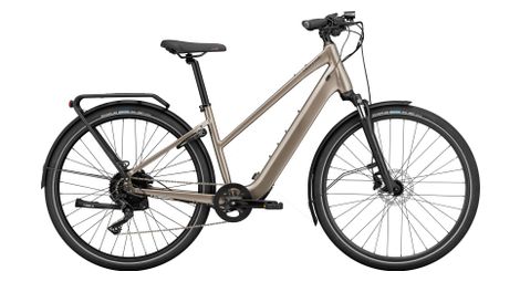 Cannondale mavaro neo sl 1 stepthru microshift 8v 360 wh 700 mm beige city bike