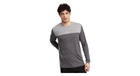 Maillot vtt manches longues homme cyclisme mtb endo gray gris