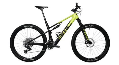 VTT Électrique Tout-Suspendu BMC Fourstroke AMP LT Two 12V 360 Wh TQ 50 Nm 29'' Noir Jaune L 180/188cm - Produit Reconditionné