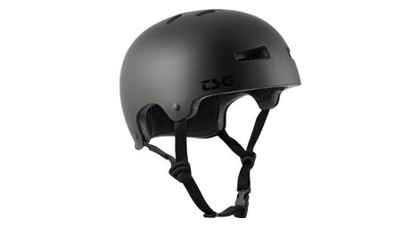 Casco tsg evolution color sólido satinado oscuro / negro