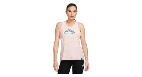 Camiseta de tirantes nike dri-fit trail rosa mujer