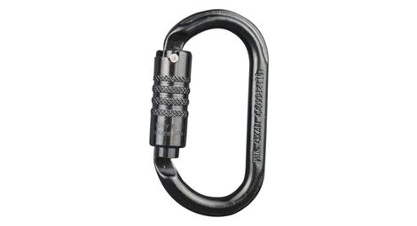 Mousqueton escalade oxan triact lock petzl - noir