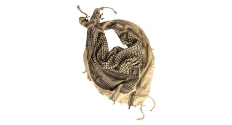 Echarpe shemagh khaki noire miltec