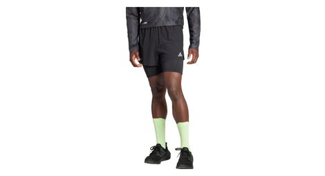 Pantalón Corto adidas Performance Ultimate Aeroready 2 en 1 Negro
