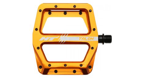 Paire de pédales plates ht components talon an71 orange