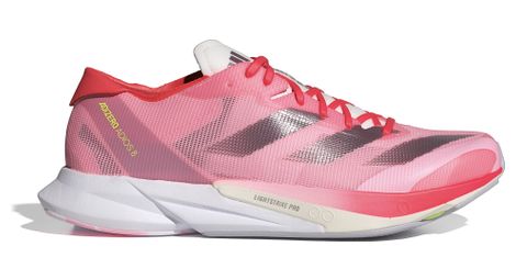 Adidas adizero adios 8 hardloopschoenen roze/rood