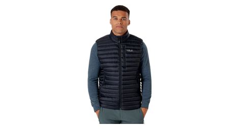 Rab microlight sleeveless down jacket black men