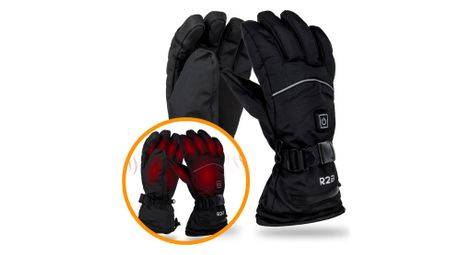 R2B Gants chauffants rechargeables - étanches - gants à écran tactile Hommes et femmes.