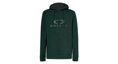 Sweat zippe a capuche oakley bark 2 0 vert