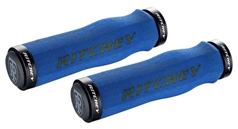 Paire de poignées ergonomiques ritchey wcs truegrip hd locking bleu