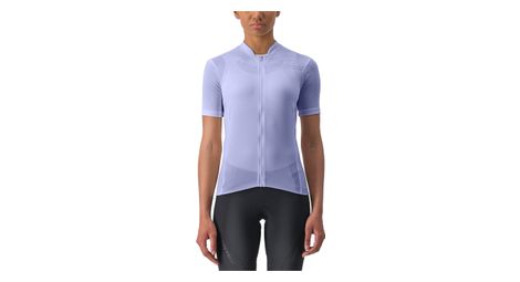 Maillot manches courtes femme castelli anima 4 violet